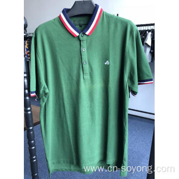 Men's Solid Pique Polo Shirt Aldo Conti Mexico